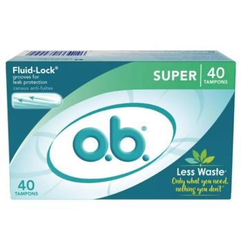 O.B. TAMPON SUPER 40/BOX 12BOXES/CASE